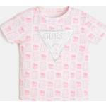 T-shirts à imprimés Guess Kids roses all Over en coton bio éco-responsable Taille 12 mois classiques pour bébé de la boutique en ligne Guess.eu avec livraison gratuite 