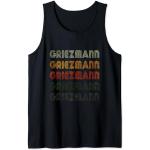 T-shirt Love Heart Griezmann Grunge Vintage noir Griezmann Débardeur