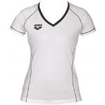 T-shirts Arena blancs en coton à manches courtes à manches courtes Taille S pour femme en promo 