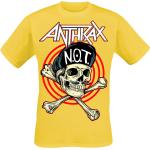 T-Shirt Manches courtes de Anthrax - Not Man - S à XXL - pour Homme - jaune