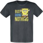 T-Shirt Manches courtes de Bob L'Éponge - Busy Doing Nothing - S à XXL - pour Homme - multicolore