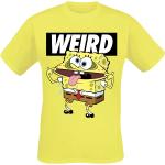 T-Shirt Manches courtes de Bob L'Éponge - Weird - S à XXL - pour Homme - jaune
