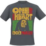 T-shirts en coton à manches courtes Bob Marley à manches courtes à col rond Taille XXL 