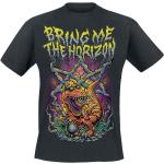 T-Shirt Manches courtes de Bring Me The Horizon - Smoking Dinosaur - S à XXL - pour Homme - noir