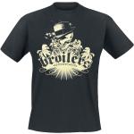 T-Shirt Manches courtes de Broilers - Skull & Palms - S à XXL - pour Homme - noir