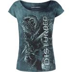 T-Shirt Manches courtes de Disturbed - Disturbed Guitar - S à 4XL - pour Femme - pétrole