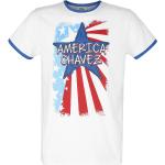 T-Shirt Manches courtes de Doctor Strange - In The Multiverse Of Madness - America Chavez - S à L - pour Homme - blanc