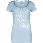 T-Shirt Manches courtes de Harry Potter - Luna Lovegood - M - pour Femme - bleu clair