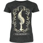 T-Shirt Manches courtes de Harry Potter - Voldemort - S à XL - pour Femme - noir