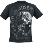T-Shirt Manches courtes de Iron Maiden - Number Of The Beast Grey Tone - M à XXL - pour Homme - noir