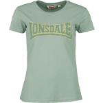T-shirts Lonsdale verts en coton à manches courtes à manches courtes à col rond Taille XS look streetwear pour femme 