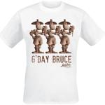 T-Shirt Manches courtes de Monty Python - Bruce - M à XXL - pour Homme - blanc