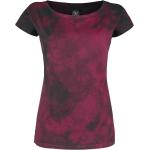 T-Shirt Manches courtes de Outer Vision - Marylin - S à XXL - pour Femme - rouge/noir