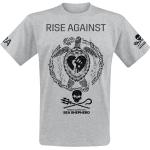 T-Shirt Manches courtes de Rise Against - Sea Shepherd Cooperation - Our Precious Time Is Running Out - S à 3XL - pour Homme - gris chiné
