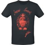 T-Shirt Manches courtes de Smashing Pumpkins - Gish Sacred Heart - S à 3XL - pour Homme - noir