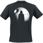 T-shirts noirs en coton à manches courtes Star Wars Rogue One à manches courtes à col rond Taille L 