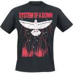 T-Shirt Manches courtes de System Of A Down - Dove Overcome - XL à XXL - pour Homme - noir