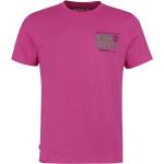 T-shirts Timberland roses en coton à manches courtes à manches courtes à col rond Taille M look streetwear 