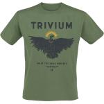 T-Shirt Manches courtes de Trivium - Vulture - S à XXL - pour Homme - olive