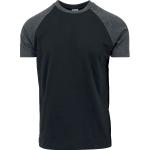 T-shirts Urban Classics noirs en coton à manches courtes à manches courtes à col rond Taille XXL look streetwear 
