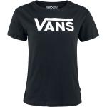 T-shirts Vans Flying V noirs en coton à manches courtes à manches courtes à col rond Taille XS look streetwear pour femme 