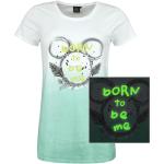 T-Shirt Manches courtes Disney de Mickey & Minnie Mouse - Born To Be Me - S à XXL - pour Femme - multicolore
