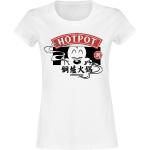 T-Shirt Manches courtes Disney de Mickey & Minnie Mouse - Chinese Hotpot - S à XL - pour Femme - blanc