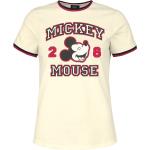 T-shirts multicolores en coton à manches courtes Mickey Mouse Club Minnie Mouse à manches courtes à col rond Taille XL pour femme 