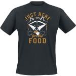T-Shirt Manches courtes Disney de Pocahontas - Just Here For Food - S à 3XL - pour Homme - noir