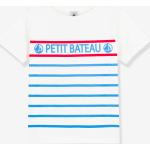 T-shirts à rayures Petit Bateau bleus à rayures en coton à motif bateaux Taille 12 ans pour garçon de la boutique en ligne Vertbaudet.fr 