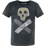 T-Shirt Manches courtes Gaming de Borderlands - Borderlands 3 - Crâne - S à XL - pour Homme - gris