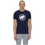 T-shirts Mammut Core bleu marine à manches courtes bio éco-responsable à manches courtes Taille S pour homme en promo 