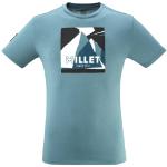 T-shirts Millet bleus en coton à manches courtes à manches courtes à col rond Taille XL pour homme en promo 