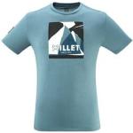 T-shirts Millet bleus en coton à manches courtes à manches courtes à col rond Taille M pour homme en promo 