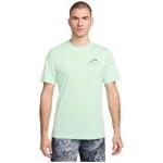 T-shirts Nike verts à manches courtes à manches courtes Taille M look fashion pour homme en promo 