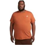 T-shirts Nike Sportswear orange en coton à manches courtes à manches courtes Taille XL look sportif pour homme en promo 