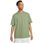 T-shirts Nike Sportswear verts en coton à manches courtes bio éco-responsable à manches courtes Taille M look sportif pour homme en promo 