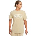 T-shirts Nike Sportswear beiges à manches courtes à manches courtes Taille L look sportif pour homme en promo 