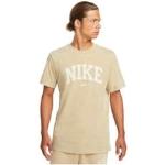 T-shirts Nike Sportswear beiges à manches courtes à manches courtes Taille XL look sportif pour homme en promo 