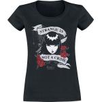 T-Shirt Manches courtes Rockabilly de Emily The Strange - Not A Crime - L à XL - pour Femme - noir