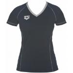 T-shirts Arena bleus en coton à manches courtes à manches courtes Taille XS pour femme en promo 