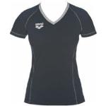 T-shirts Arena bleus en coton à manches courtes à manches courtes Taille XS pour femme en promo 