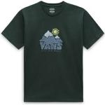 T-shirts à manches courtes Vans verts en coton enfant classiques 