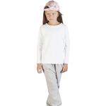 T-shirts à manches longues Promodoro blancs en coton enfant look fashion 