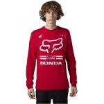 T-shirts Fox rouges à manches longues Honda à manches longues Taille XXL look fashion pour homme 