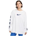 T-shirts Nike Sportswear blancs à manches longues à manches longues Taille M look sportif pour femme en promo 