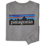 T-shirts Patagonia gris en jersey bluesign à manches longues éco-responsable à manches longues Taille XS pour homme en promo 