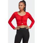 T-shirts adidas rouges à manches longues à manches longues Taille XL pour femme en promo 
