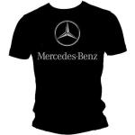 T-shirts gris argenté Mercedes Benz Taille L look fashion pour homme 