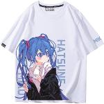 T-Shirt Miku Hatsune T-Shirt décontracté imprimé Miku Virtual Idol Singer Miku T-Shirt Jeune T-Shirt Tendance Miku Cosplay Clothing